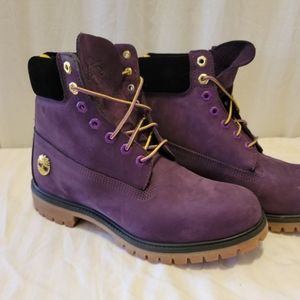 LA Lakers edition NBA Timberland Mitchell & Ness - size 10 boots